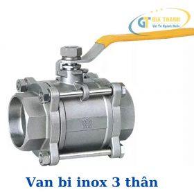 Van bi inox 3 thân nối ren (hàn)