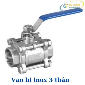 Van bi inox 3 thân nối ren (hàn)
